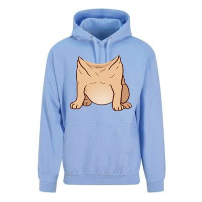 Pug Costume For Halloween Animal Body Cosplay Unisex Surf Hoodie