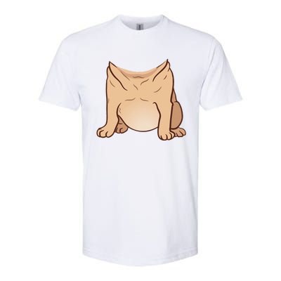 Pug Costume For Halloween Animal Body Cosplay Softstyle CVC T-Shirt