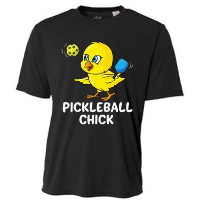 Pickleball Chick, funny pickleball Cooling Performance Crew T-Shirt