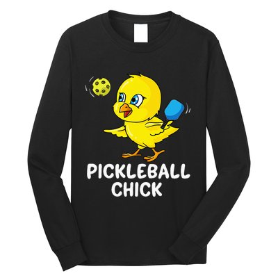 Pickleball Chick, funny pickleball Long Sleeve Shirt