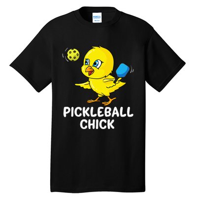 Pickleball Chick, funny pickleball Tall T-Shirt