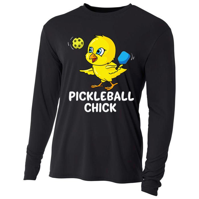 Pickleball Chick, funny pickleball Cooling Performance Long Sleeve Crew