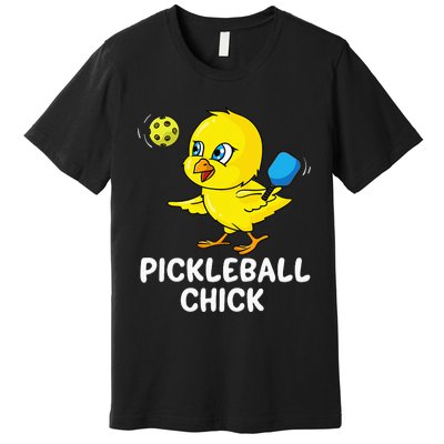 Pickleball Chick, funny pickleball Premium T-Shirt