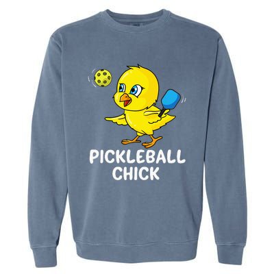 Pickleball Chick, funny pickleball Garment-Dyed Sweatshirt