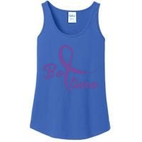 Pancreatic Cancer Fight Cancer Ribbon Gift Ladies Essential Tank