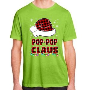 Poppop Claus Funny Matching Family Christmas Pajamas Funny Gift Adult ChromaSoft Performance T-Shirt