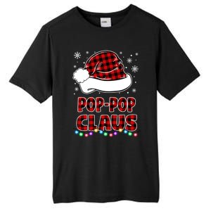 Poppop Claus Funny Matching Family Christmas Pajamas Funny Gift Tall Fusion ChromaSoft Performance T-Shirt