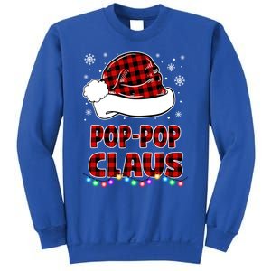 Poppop Claus Funny Matching Family Christmas Pajamas Funny Gift Sweatshirt