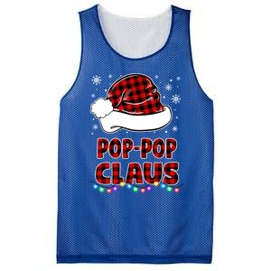 Poppop Claus Funny Matching Family Christmas Pajamas Funny Gift Mesh Reversible Basketball Jersey Tank