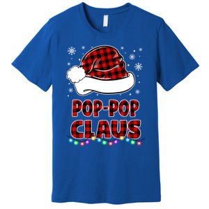 Poppop Claus Funny Matching Family Christmas Pajamas Funny Gift Premium T-Shirt