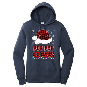 Poppop Claus Funny Matching Family Christmas Pajamas Funny Gift Women's Pullover Hoodie