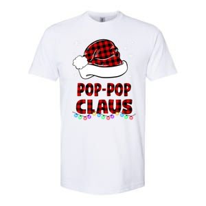 Poppop Claus Funny Matching Family Christmas Pajamas Funny Gift Softstyle CVC T-Shirt