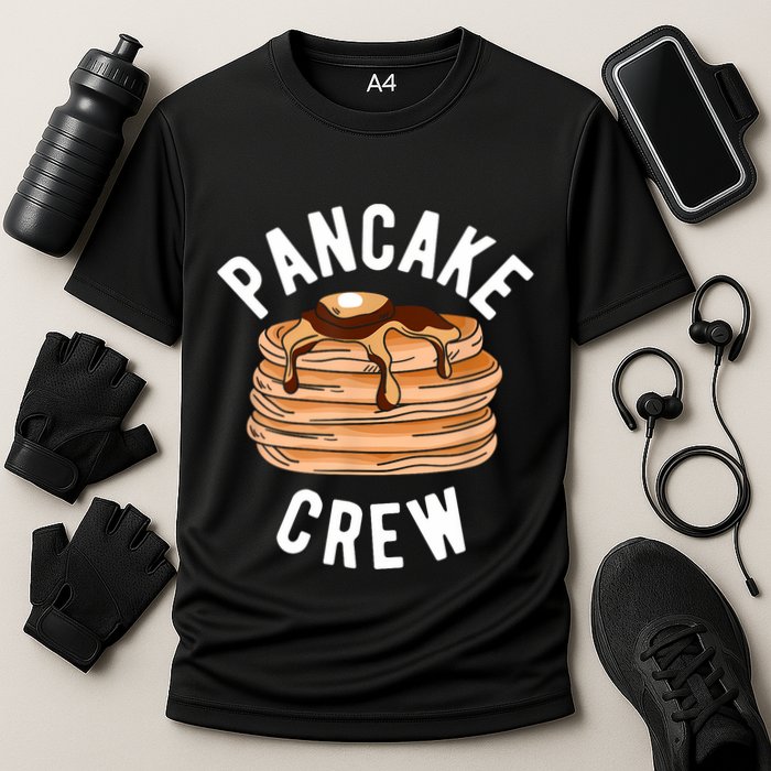 Pancake Crew Funny Pancake Performance Shirt