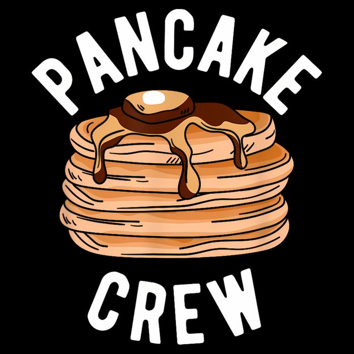 Pancake Crew Funny Pancake Performance Shirt