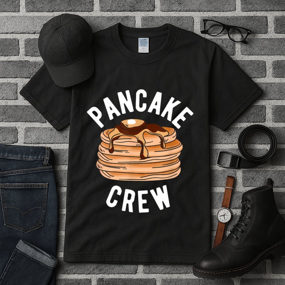 Pancake Crew Funny Pancake Tall T-Shirt