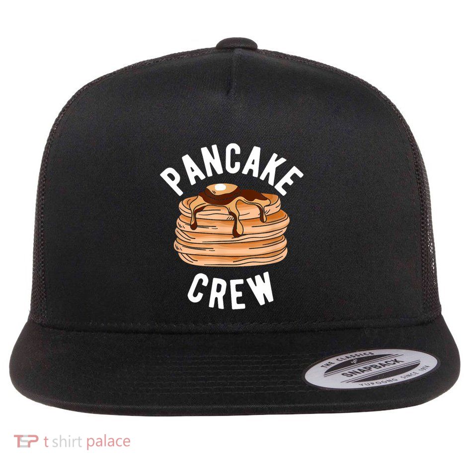 Pancake Crew Funny Pancake Flatbill Hat