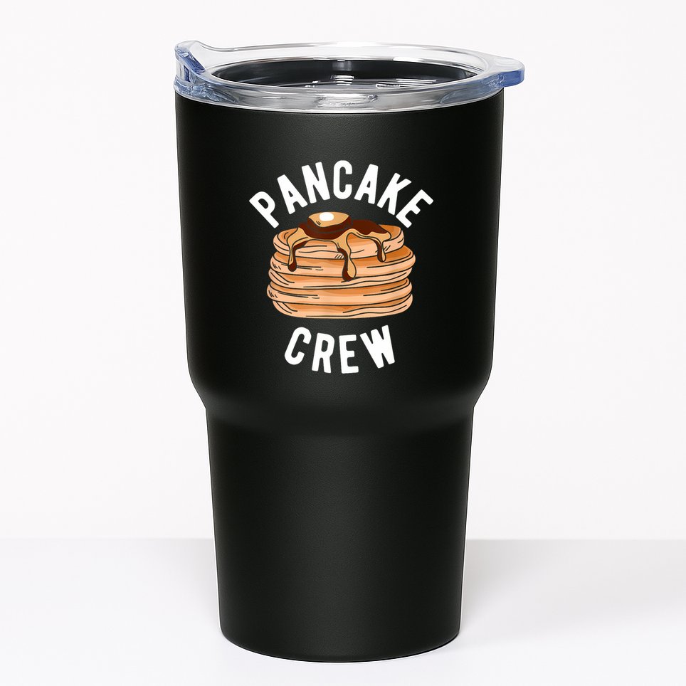 Pancake Crew Funny Pancake Tumbler