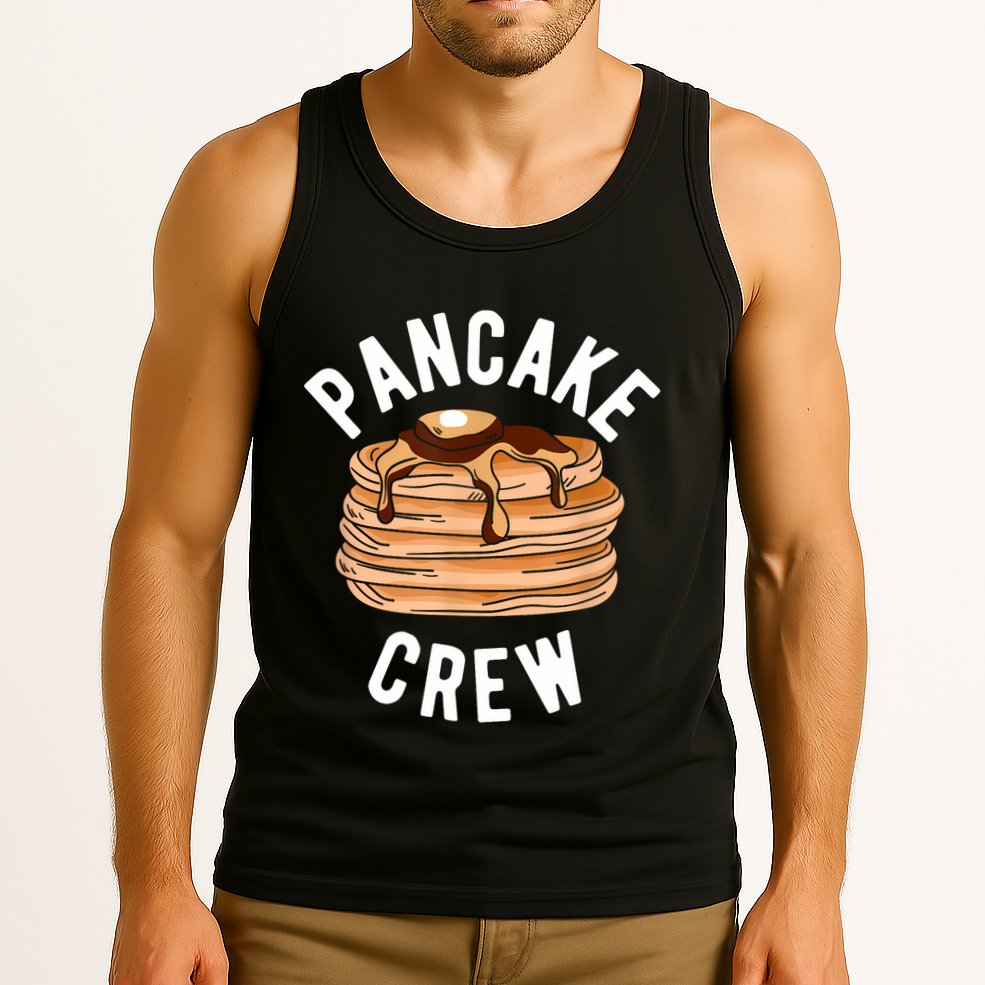 Pancake Crew Funny Pancake Tank Top
