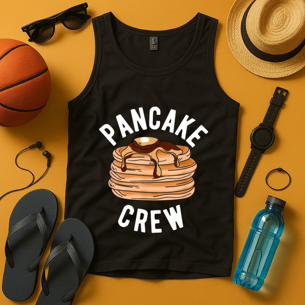 Pancake Crew Funny Pancake Tank Top