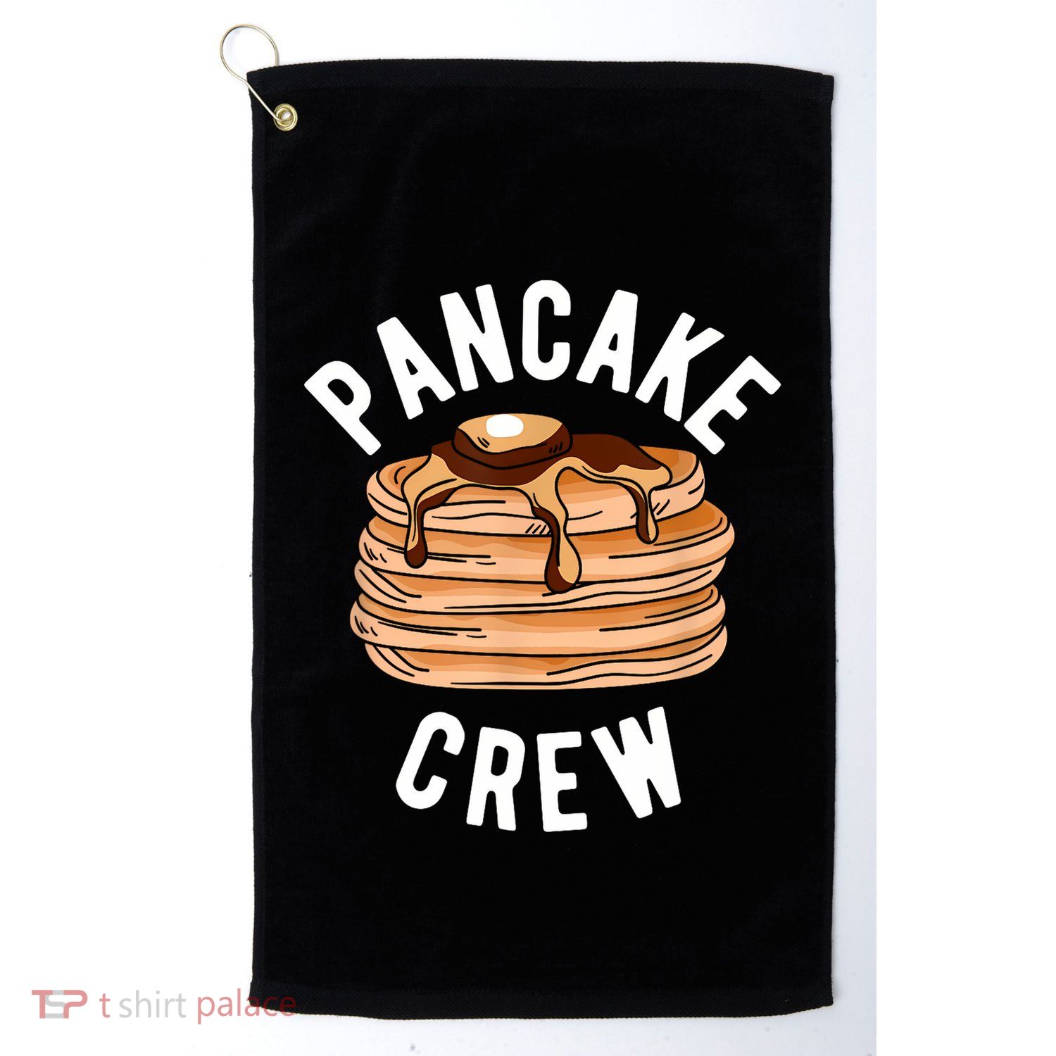 Pancake Crew Funny Pancake Golf Towel