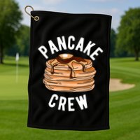 Pancake Crew Funny Pancake Golf Towel