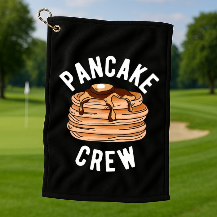 Pancake Crew Funny Pancake Golf Towel