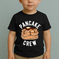 Pancake Crew Funny Pancake Toddler T-Shirt