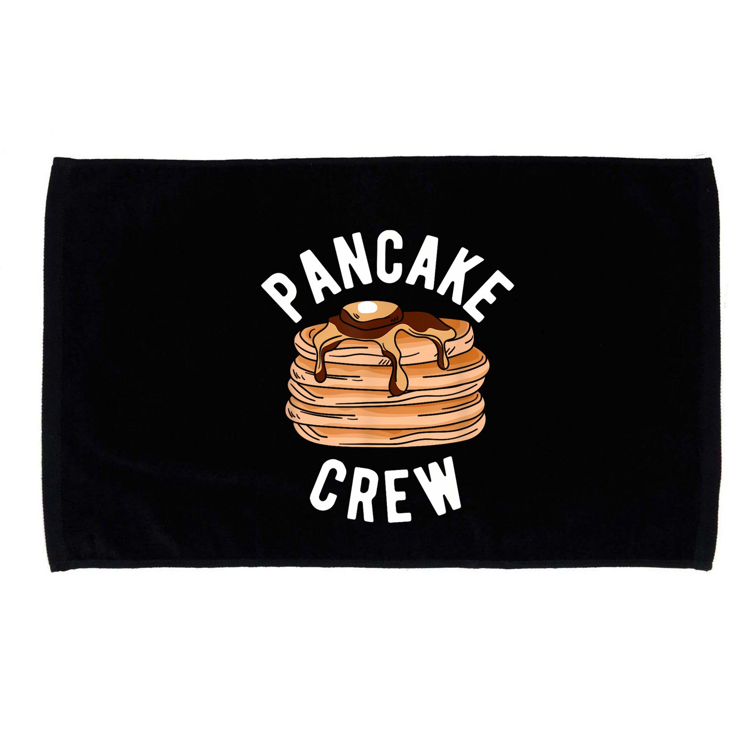 Pancake Crew Funny Pancake Microfiber Hand Towel