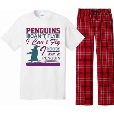 Penguins Can't Fly I Can't Fly Therefore I Am A Penguins Pajama Set