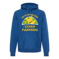 Proud Corn Farmer Cool Agriculture Crop Farm Love Farming Gift Premium Hoodie