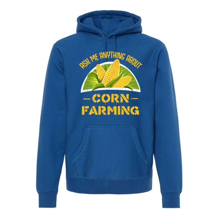 Proud Corn Farmer Cool Agriculture Crop Farm Love Farming Gift Premium Hoodie