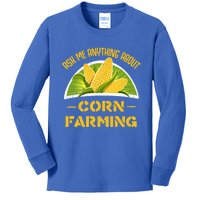 Proud Corn Farmer Cool Agriculture Crop Farm Love Farming Gift Kids Long Sleeve Shirt