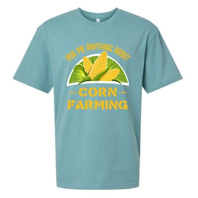 Proud Corn Farmer Cool Agriculture Crop Farm Love Farming Gift Sueded Cloud Jersey T-Shirt