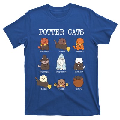 Potter Cats Funny Funny Gift For Cat Lovers Gift T-Shirt