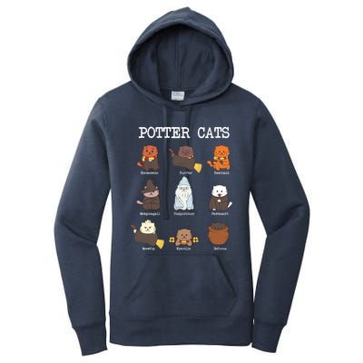 Potter Cats Funny Funny Gift For Cat Lovers Gift Women's Pullover Hoodie