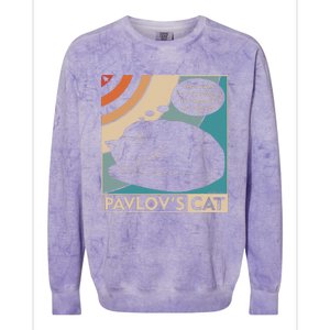 Pavlovs Cat Funny Psychology (Clr) Colorblast Crewneck Sweatshirt