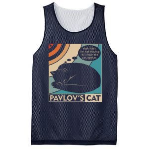 Pavlovs Cat Funny Psychology (Clr) Mesh Reversible Basketball Jersey Tank