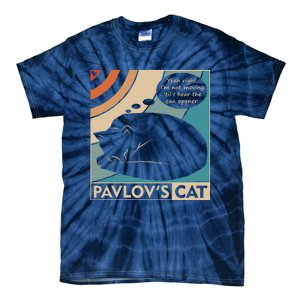 Pavlovs Cat Funny Psychology (Clr) Tie-Dye T-Shirt