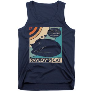 Pavlovs Cat Funny Psychology (Clr) Tank Top