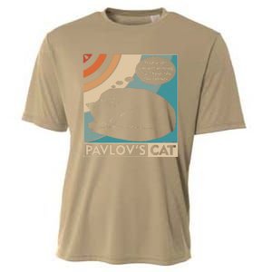 Pavlovs Cat Funny Psychology (Clr) Cooling Performance Crew T-Shirt