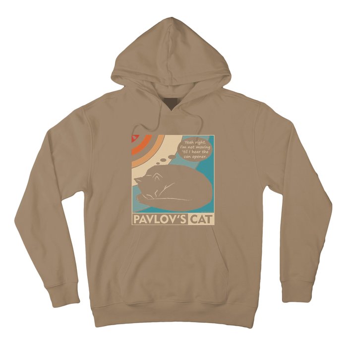 Pavlovs Cat Funny Psychology (Clr) Hoodie