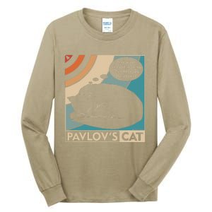 Pavlovs Cat Funny Psychology (Clr) Tall Long Sleeve T-Shirt