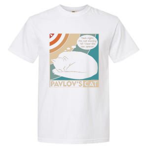 Pavlovs Cat Funny Psychology (Clr) Garment-Dyed Heavyweight T-Shirt