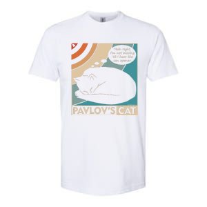 Pavlovs Cat Funny Psychology (Clr) Softstyle CVC T-Shirt