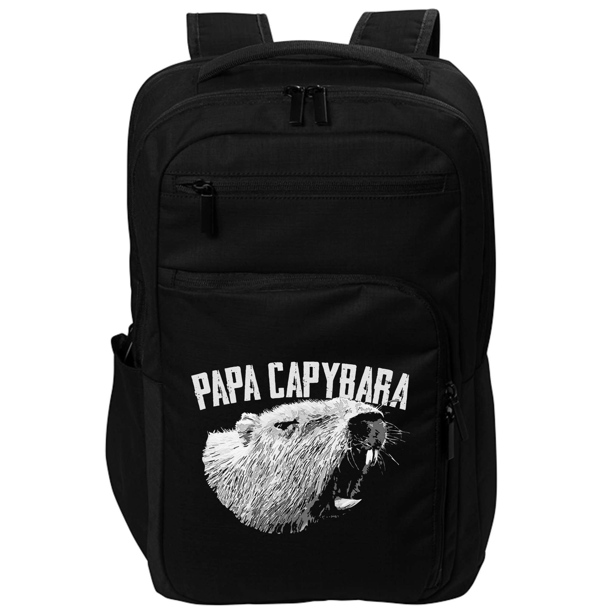 Papa Capybara Father Day Capybara Impact Tech Backpack