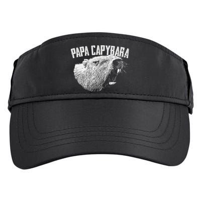 Papa Capybara Father Day Capybara Adult Drive Performance Visor