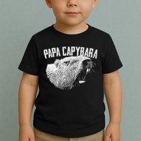 Papa Capybara Father Day Capybara Toddler T-Shirt