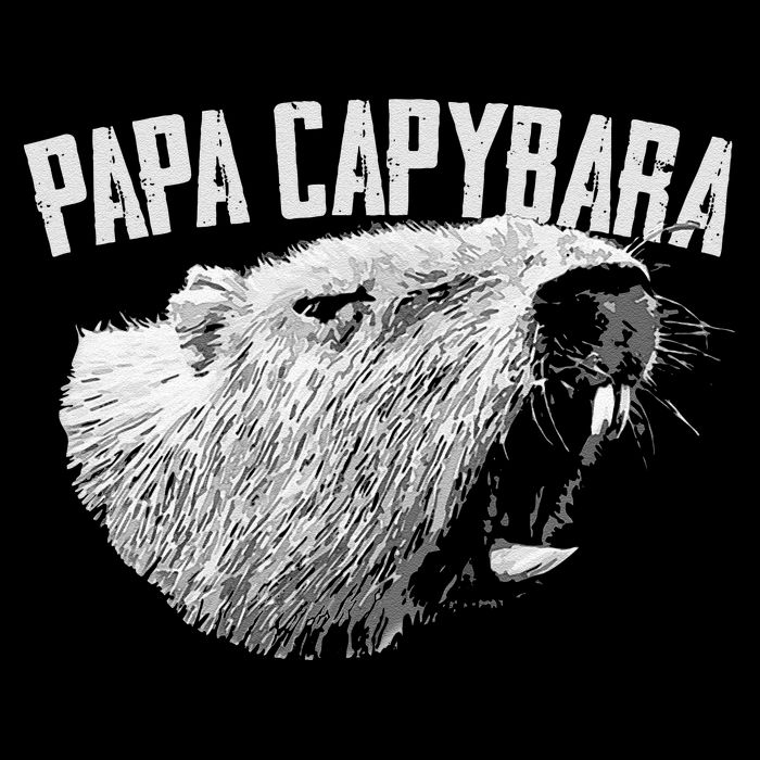 Papa Capybara Father Day Capybara Toddler T-Shirt