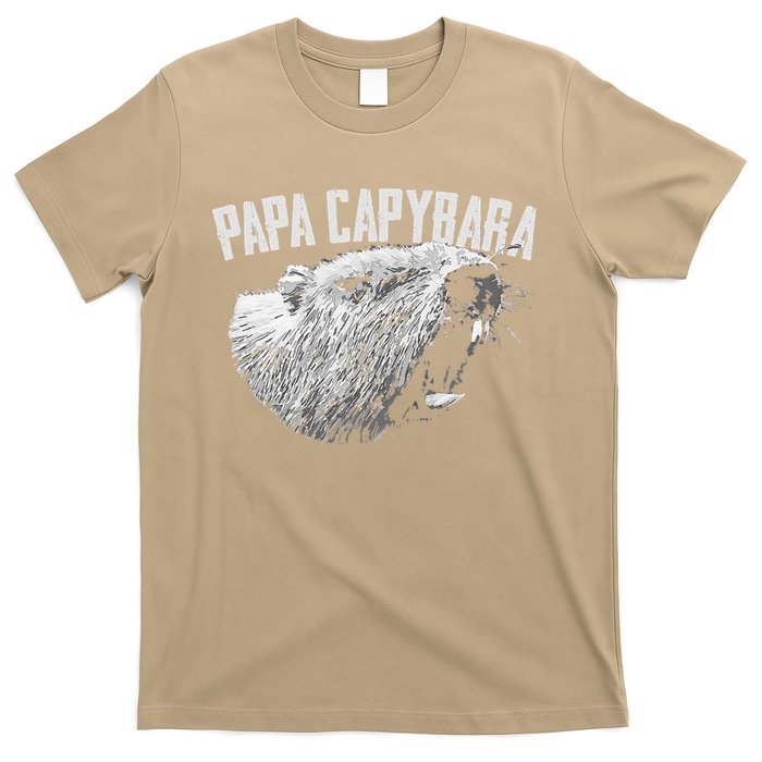 Papa Capybara Father Day Capybara T-Shirt
