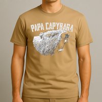 Papa Capybara Father Day Capybara T-Shirt